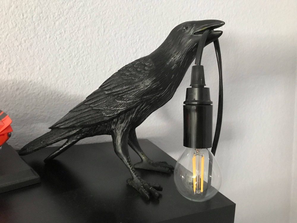 DesignHomeSolu1's tweet photo. Quote the raven buy me before I am nevermore!😍Lucky bird Raven Lamphttps://designhomesolution.com#lit#raven#lighting https://t.co/MJIUJi8QUS