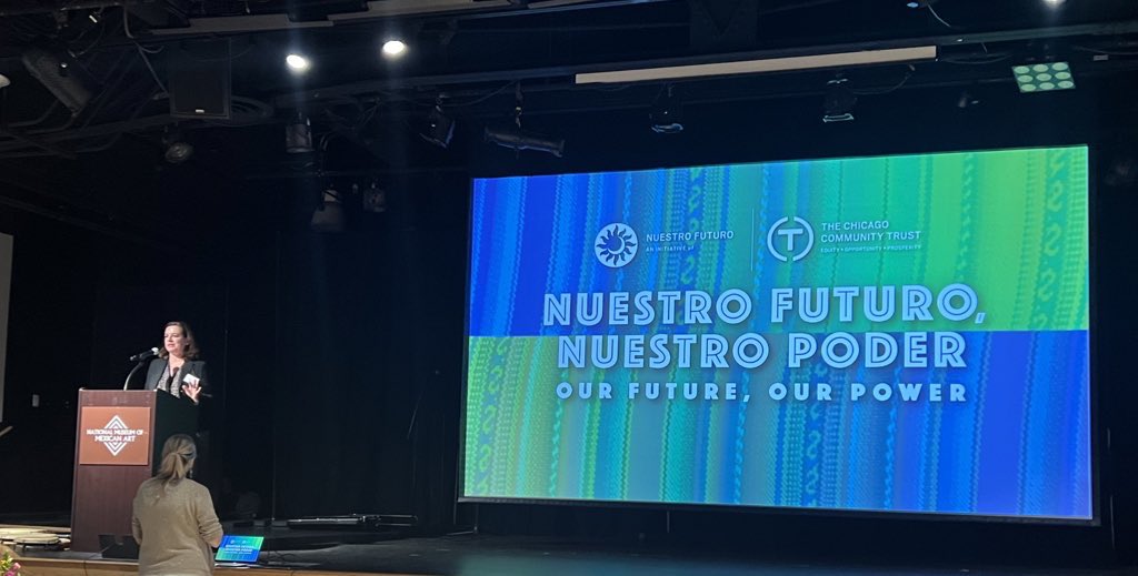 PODERWorks's tweet photo. Thank you Nuestro Futuro & @ChiTrust for the amazing video highlight of our community impact.
None of our work would be possible w/o your support & investment on empowering the lives of the Latino community through our #IntegratedEnglish & #jobtraining programming. https://t.co/ULwzLGB2Kq