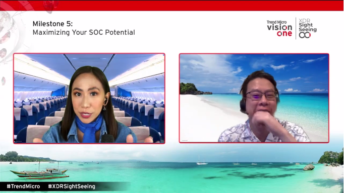 masmisz's tweet photo. I’m on a journey with #TrendMicro Vision One #XDRSightSeeing virtual trip to Boracay, Philippines. https://t.co/WwAfQUAKBu