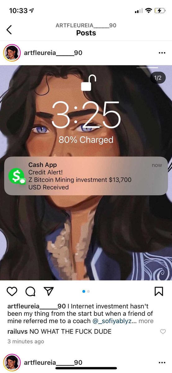 if you can, report for impersonating- i’d rather the account was deleted, they’ve been unfairly using my art :(