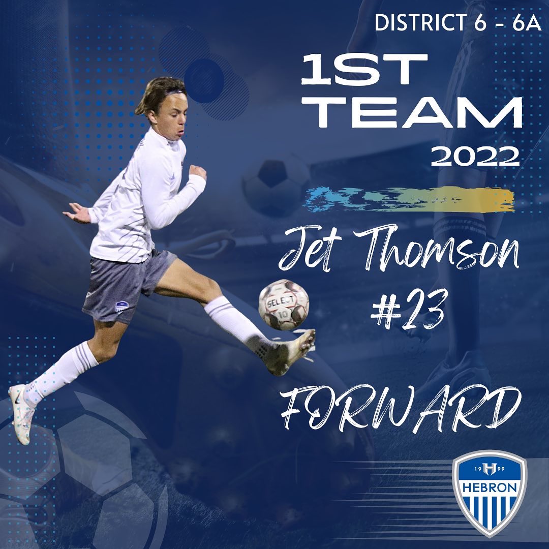 hawksboysoccer's tweet photo. Congratulations to @lukedeano13 and @jet_thomson23 on being named district 6-6A 1st Team!   Well deserved!!! https://t.co/EBur1AKYrZ