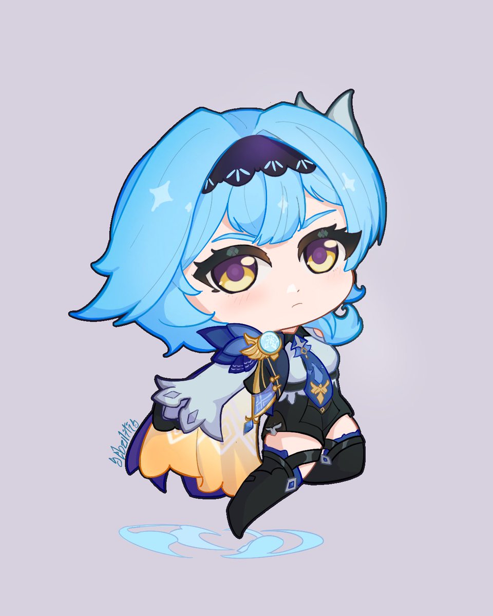 coco_sebulitis's tweet photo. A Eula chibi that I probably took too long on but I finished it and that’s important. 
#eula https://t.co/mTNCQGGqKy