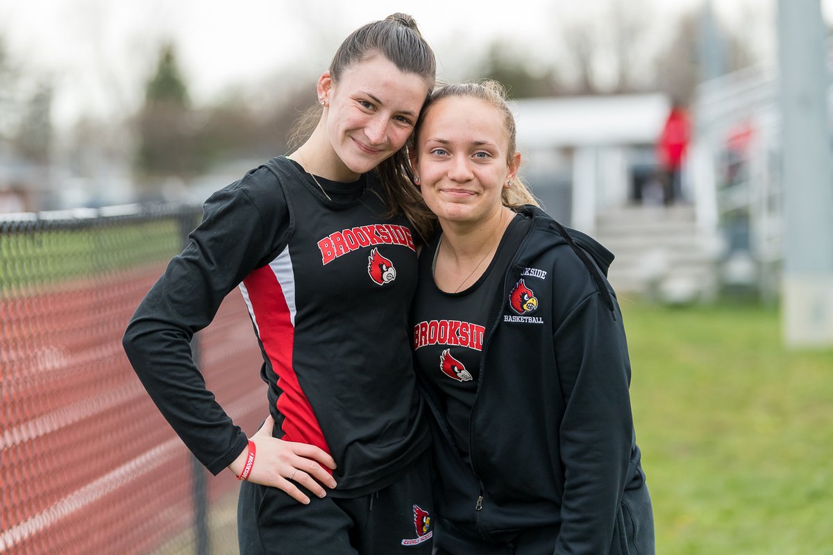 Smiles from Brookside's <a href="/vanzant_heaven/">Heaven</a> and <a href="/HRTrowbridge/">haleytrowbridge</a> tonight at Wellington. <a href="/brooksidetrack/">Brookside Track</a> <a href="/Brookside_AD/">Brookside Athletics</a>