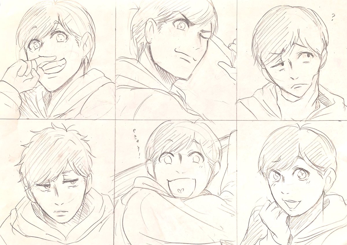 唐突に描きたくなったので描いた自分絵松 
