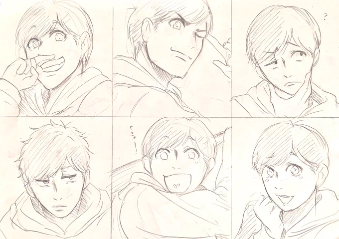 唐突に描きたくなったので描いた自分絵松 