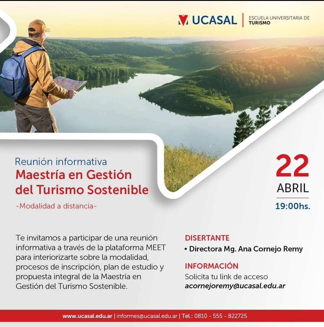 Reunión informativa:
•Plan de Estudio, modalidad de enseñanza y aprendizaje
•Cronograma
•Plantel docente
•Requisitos y el proceso de admisión
•Costos y formas de pago
Viernes 22 de abril a hs.19.00 a través MEET.  meet.google.com/ufu-aoti-pnm