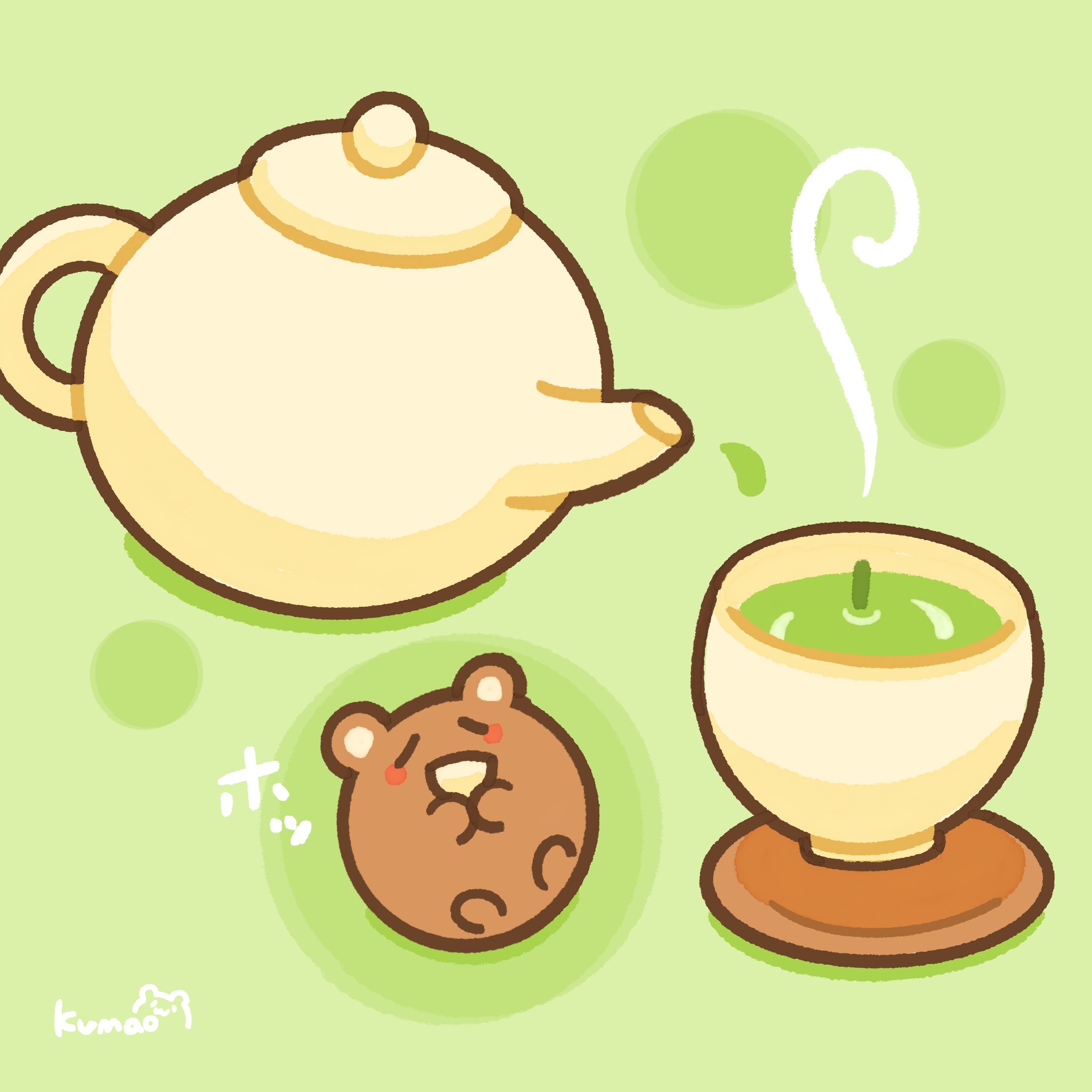 くまお イラスト毎日更新 お茶を飲んで ホッ 川根茶の日 お茶 ポカポカ 癒し ゆるイラスト展覧会 イラスト 絵 イラスト好きな人と繋がりたい T Co Doz8pga7lc Twitter