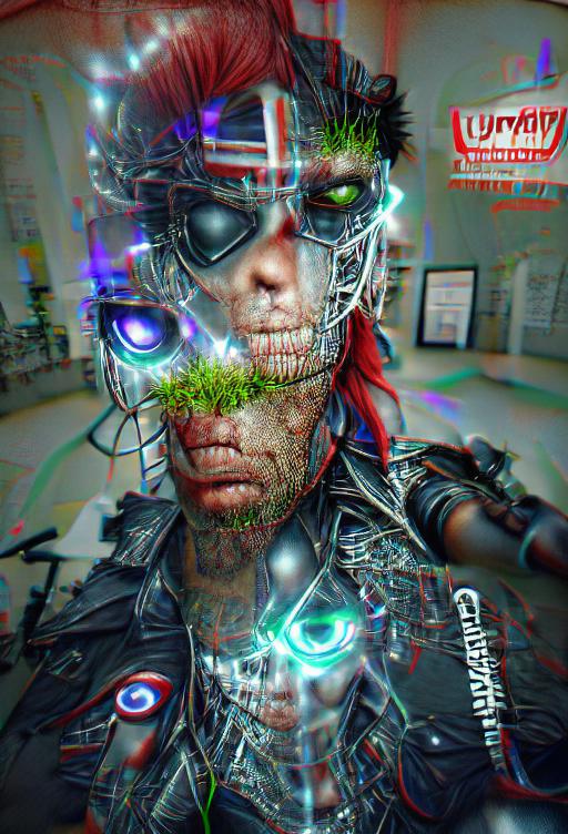 CosmicHorror77's tweet photo. "Augmented Cyberdead Neopunk" - made with @NightCafeStudio 

https://t.co/g1BFAXhakK

#aiart #nightcafe #digitalart 
#CosmicallyLiminal #CosmicLiminality
https://t.co/xiluYDJU1X https://t.co/lcEaRM2JOK