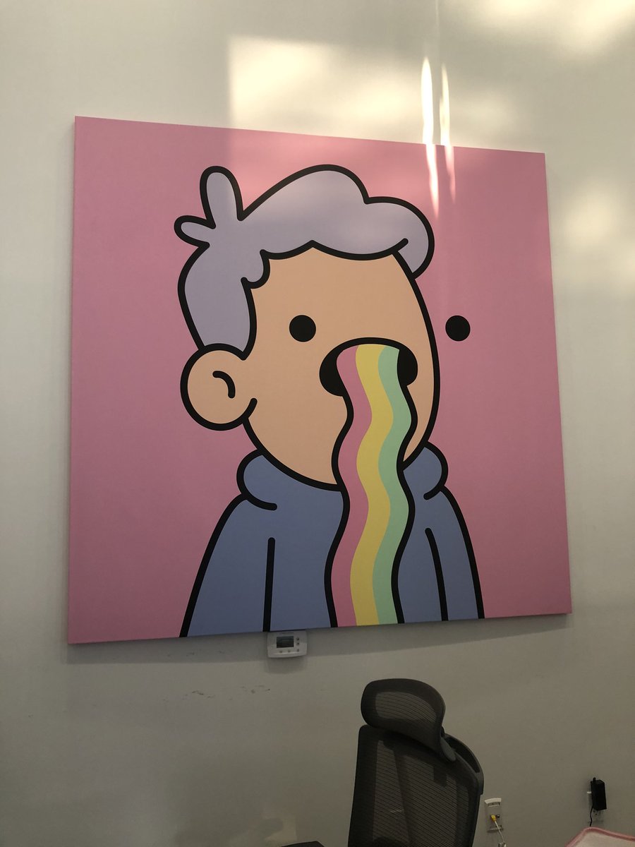 Sent the <a href="/doodles/">doodles</a> mascot painting on its way today from my office to be with the rest of the physical experience that was in Austin… and now that it’s gone… Good luck to whatever they choose to do next. Was a fun ride last fall and early this year helping them on many things 1/