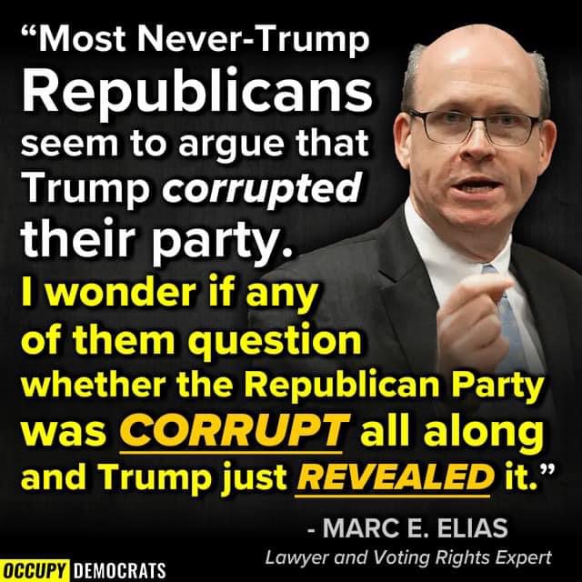Yes or no? 

Did Trump corrupt the #GOP or not?
