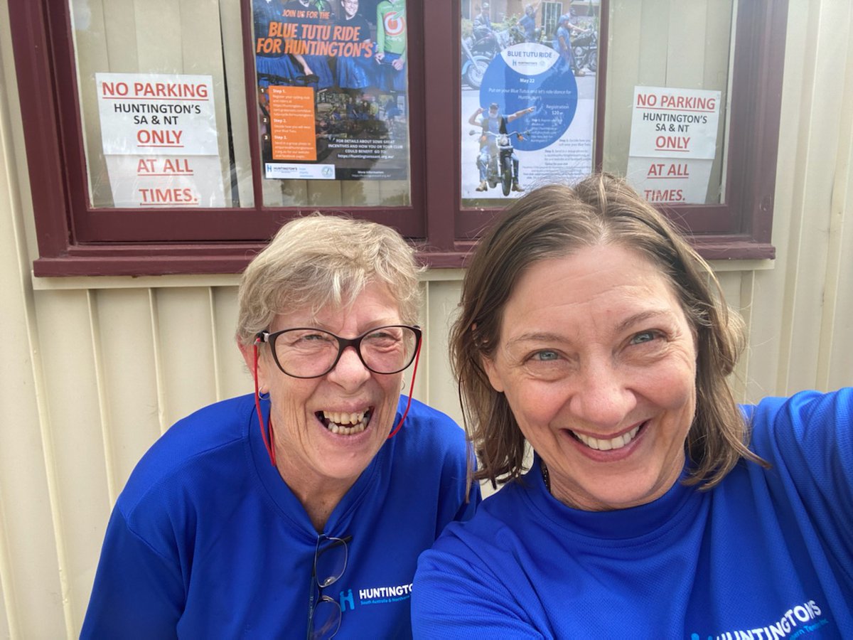 HDNetworkAUS's tweet photo. Prof Julie Stout is in South Australia and spent yesterday at Huntington's SA &amp; NT. Thanks to all who attended and to Huntington's SA &amp; NT for hosting.
#HDNA #HuntingtonsDisease #HuntingtonsDiseaseAustralia #HuntingtonsDiseaseNetworkofAustralia #MapHD #HDNARegistry https://t.co/KhtkY9F8Ra