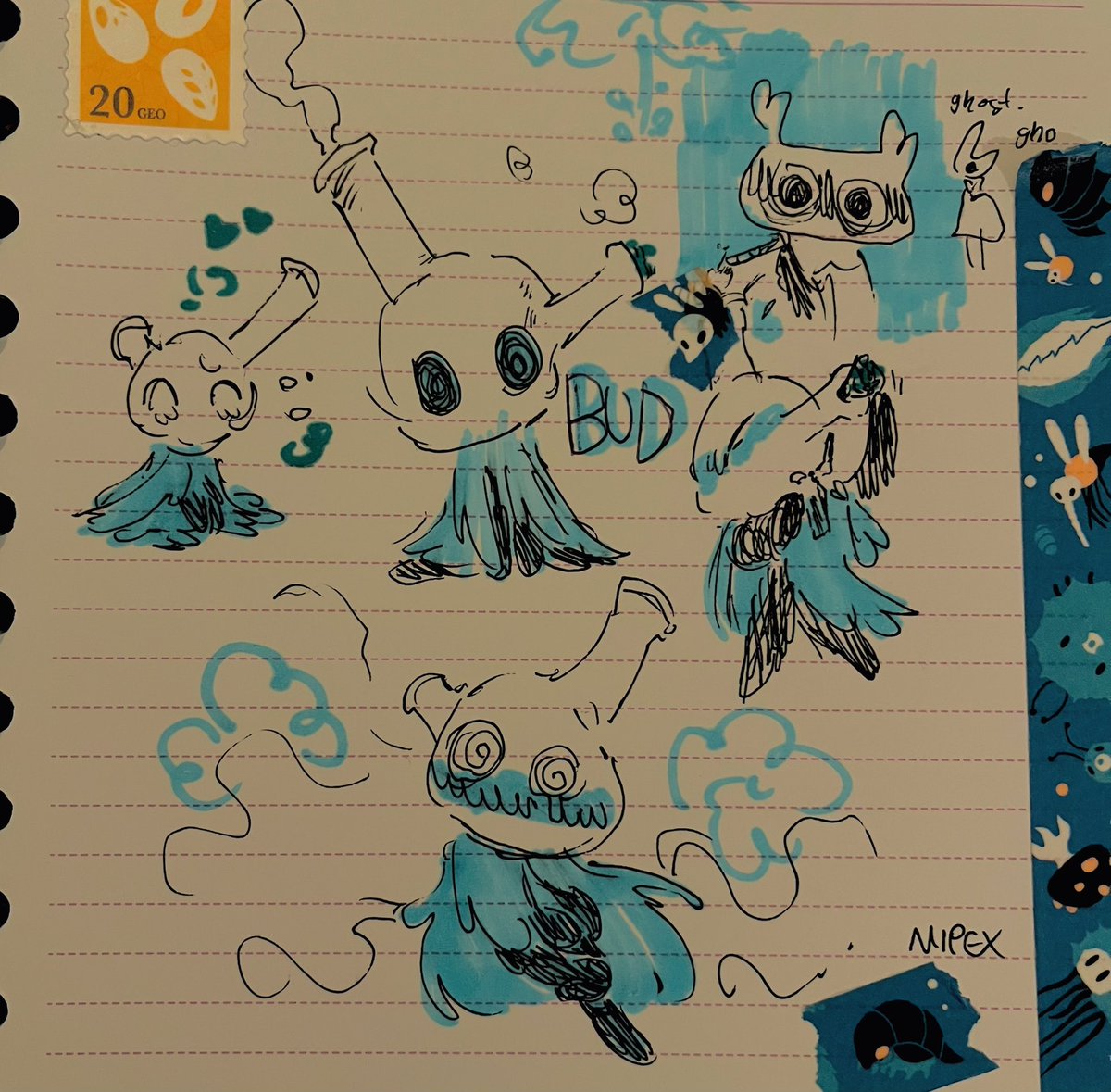 mipexch_'s tweet photo. new vessel oc in honor of 420 their name is bud
#hollowknight https://t.co/l3eqU2TDor