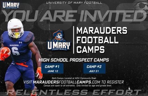 Thanks @RBCoachAli for the camp invite! Excited to get to work!