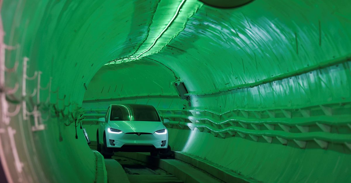 Reuters's tweet photo. Musk's Boring Company valued at $5.6 bln after latest funding round https://t.co/7brBMukpxO https://t.co/w1wvv3S5JJ