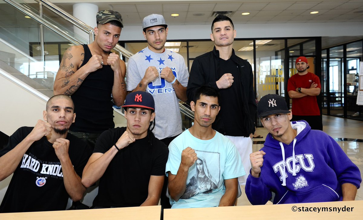 10 years ago today, Austin's Brian Vera struck a pose with his #dfw undercard at the Paulie Ayala Promotions Fight.