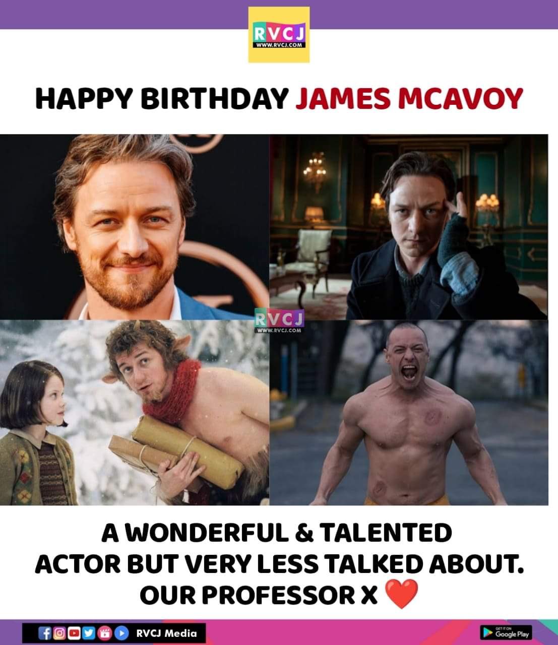 Happy Birthday James McAvoy       