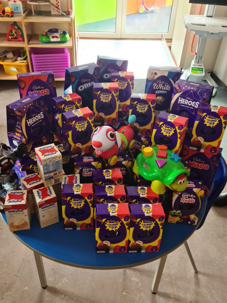 Thank you for the wonderful donation of Easter eggs last week to the staff and children on Galaxy ward, arranged by <a href="/sianpidduck/">sian pidduck</a> on behalf of Vistavis window cleaning company.