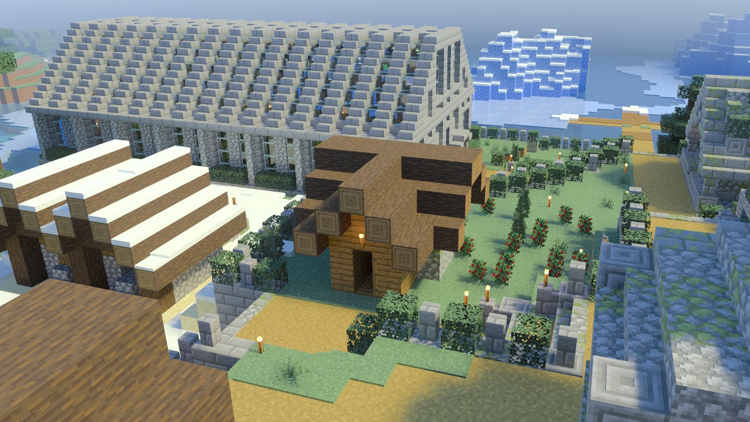 تويتر こぐまぷろ Kogumapro على تويتر 村人の家を改築してみました Minecraft建築コミュ マインクラフト Minecraft バニラ建築学部 サバイバル建築クラブ T Co Zlenmntvta