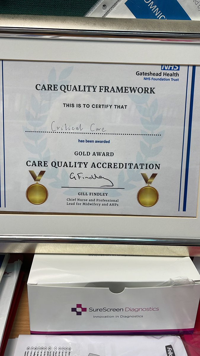 garysim15567618's tweet photo. Super proud to be part of the Critical Care Team achieving gold for maintaining our high standards during the pandemic &amp; beyond. Great team effort in maintaining our high standards to improve patient care. @tracy_bolton1 @louise_butchart @rooney_aileen @judithw26868692 https://t.co/KbWqpeBwPc