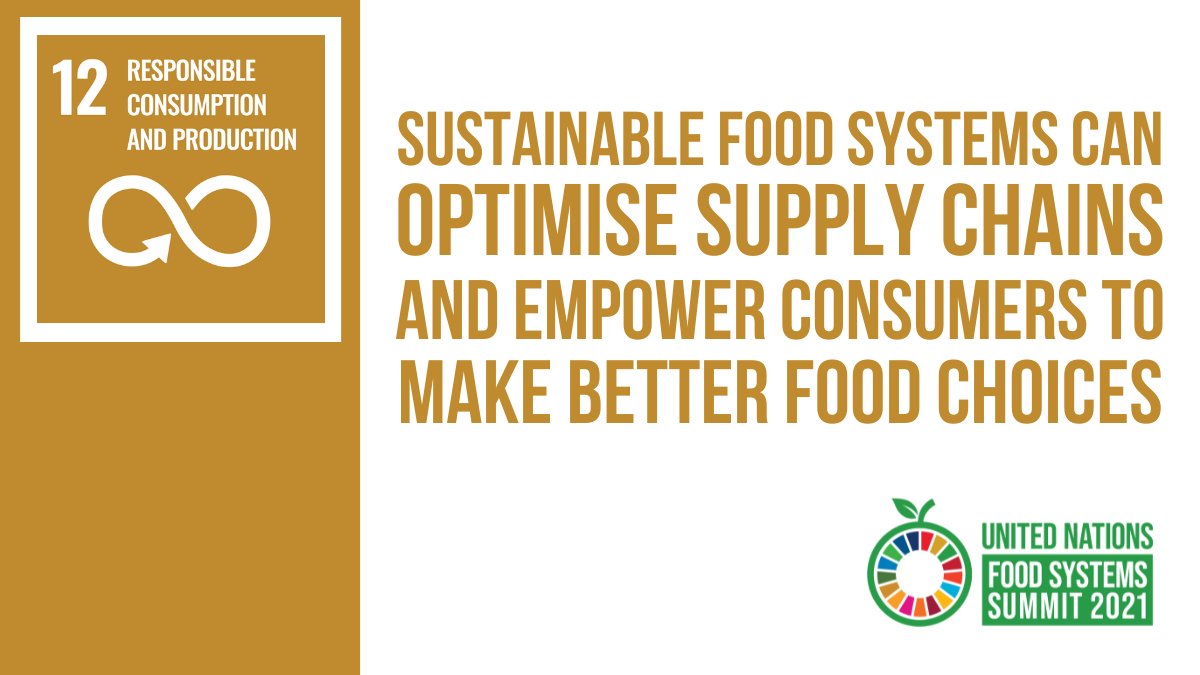 FoodSystems's tweet photo. Food loss can lead to...🚮
 
↘️ Lost income for farmers
↗️Higher prices for consumers
 
Reducing #FoodWaste is not only an economic incentive, but it can help us to transform the world's #FoodSystems AND make progress on #SDG12 of the #GlobalGoals! https://t.co/z5uCMCPsVU