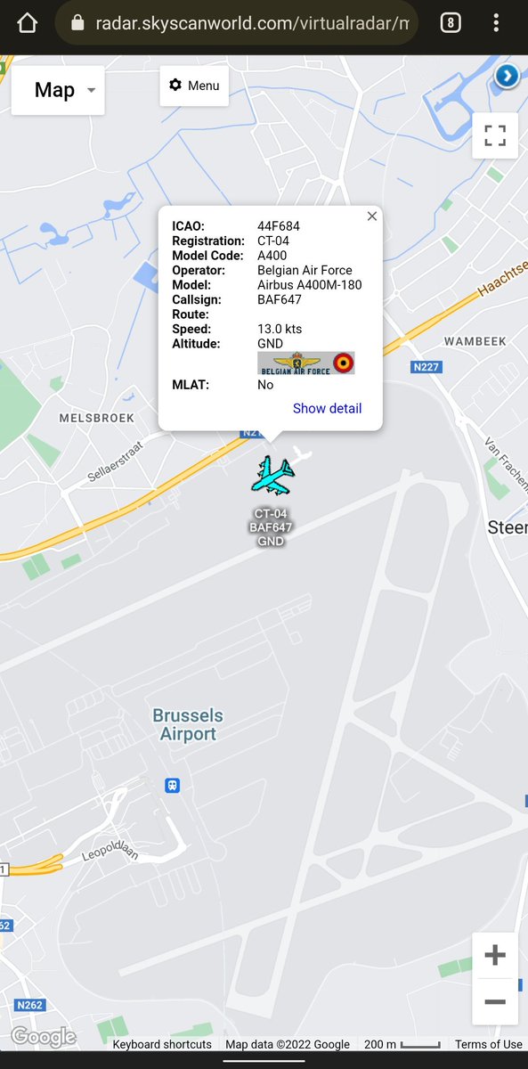 scan_sky's tweet photo. Belgian Air Force 🇧🇪 - Airbus A400M - CT-04 - #BAF647
Currently Taxying At Brussels Airport 🇧🇪
Due Out To Rzeszów-Jasionka Airport 🇵🇱 Shortly. https://t.co/cltQFYJ0IP