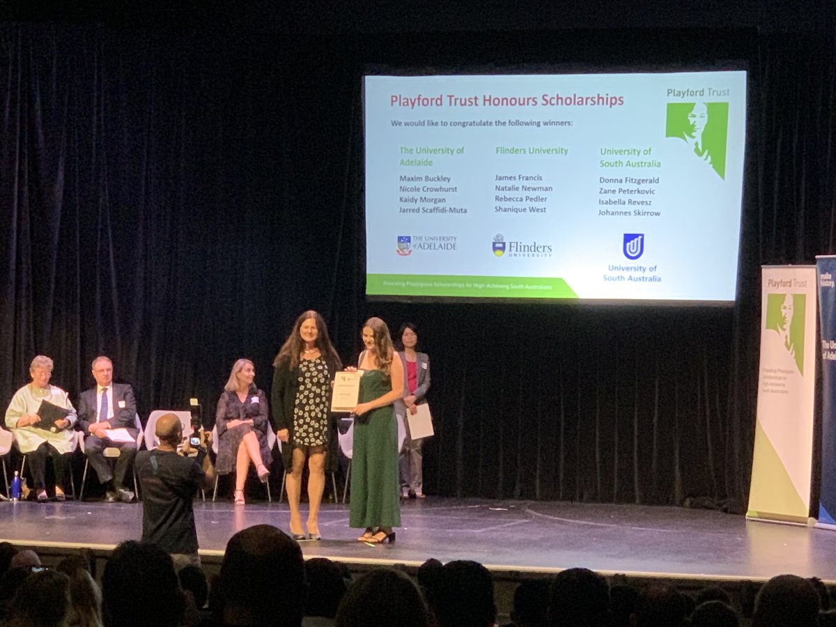 Congratulations to <a href="/Kaidy_morgan/">Kaidy Morgan</a> on her #PlayfordTrust #PlayfordAward scholarship, where she’s working with <a href="/IDigSoil/">Tim Cavagnaro</a> and I on her Honours project investing the effects of #CoverCrop traits on #Soil processes and wheat yield.