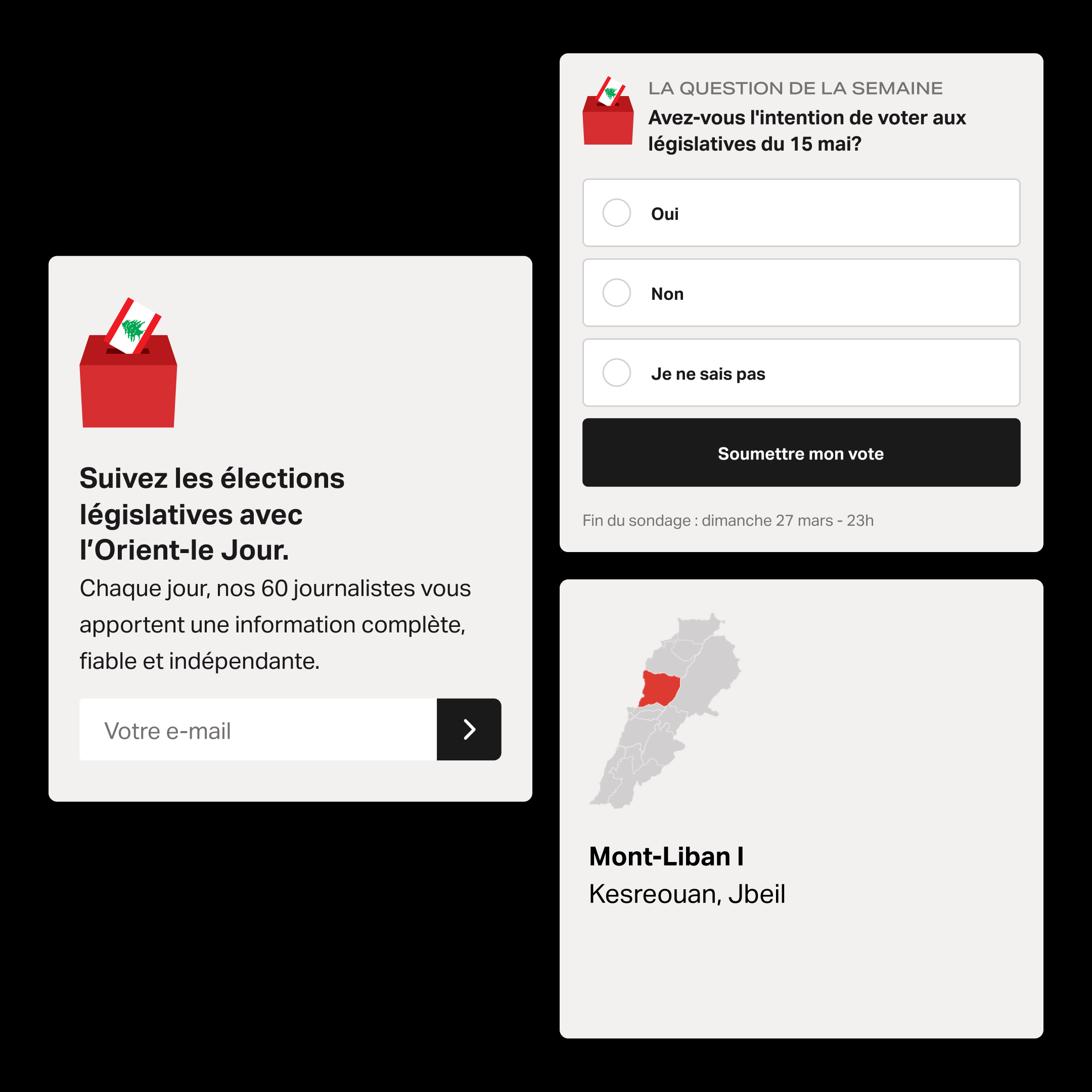 Datagif on Twitter: "Le 15 mai prochain, le Liban votera pour les