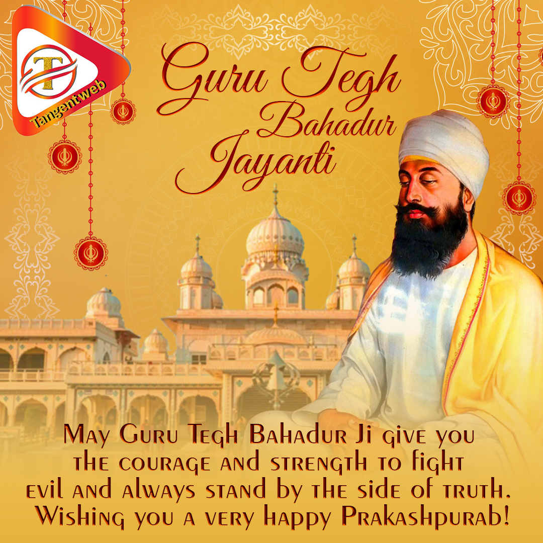 tangentott's tweet photo. May Wahe Guru fulfil all your dreams and blesses you! Happy Guru Tegh Bahadur Jayanti 2022!
.
.
.
.
.
#GuruTeghBahadurJi  #tangent #wishes #Jayanti #tangentweb #tangentwebott #ottplatform #webseries #latestmovies #latesttrends https://t.co/UOGaRfN9LW