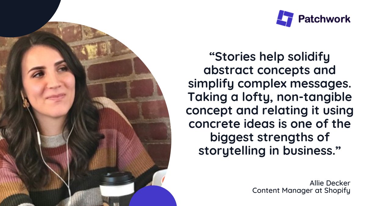 trypatchwork's tweet image. We love these words from @alliecdecker @Shopify