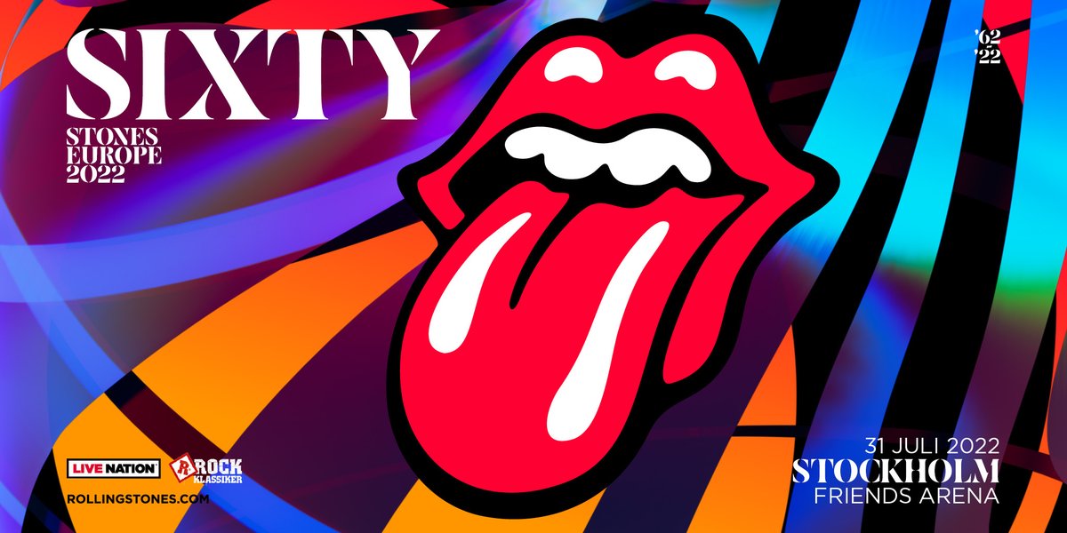 Nu kan vi ÄNTLIGEN släppa upp ytterligare sittplatsbiljetter, som tidigare varit slutsålda, till Rolling Stones konsert på Friends Arena 31 juli! Biljetter ute NU via https://t.co/KuihFAVnZg! https://t.co/aZkDOqjVaf