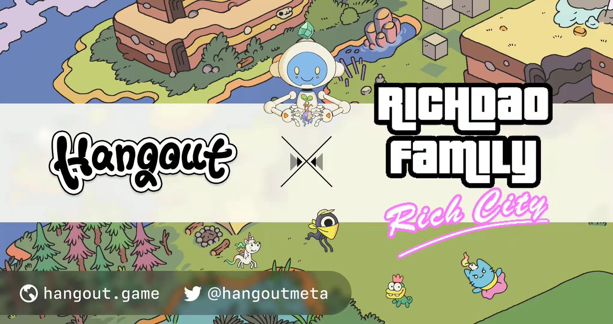 ZhenSignals's tweet photo. 🔉Hangout together
@RichDAO_money ✖️@HangoutMeta 

✖️3 @HangoutMeta Whitelist
✖️2 @RichDAO_money Mint Discount (Buy 10 get 1 free)

To Enter

- Follow 
@HangoutMeta &amp; @RichDAO_money
- Join https://t.co/yT8UHPiQyL
- Like &amp; Retweet
- Tag friends

Ends in 48 hours. https://t.co/1U67pC09Eq