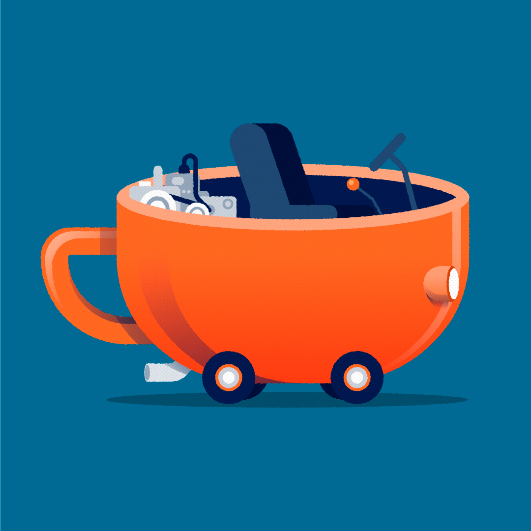 thequietwave's tweet photo. #flatillustration #illustration #everythingonwheels #anythingwithwheels #cuponwheels #strange #machine #car #art #digitalart #vectorart https://t.co/pJuLFlJS1X