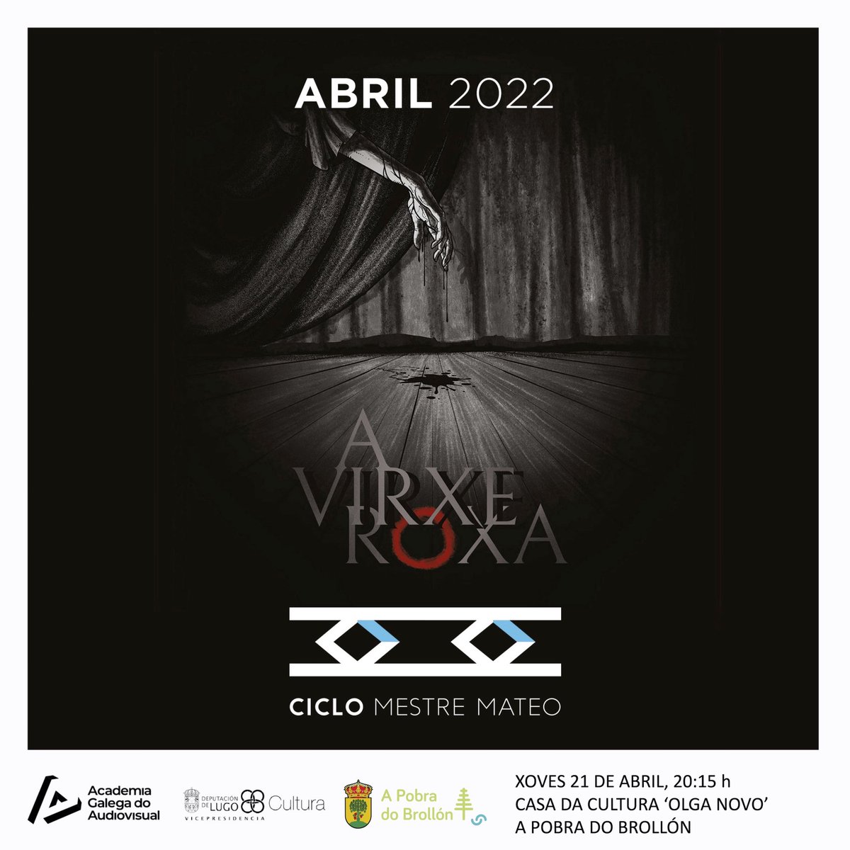 APobra's tweet photo. O filme @avirxeroxa, Mellor documental nos XX Mestre Mateo, conta a historia de Hildegart: unha moza que se convertiu nunha das feministas máis destacadas da 2ª República, pero que pasou á historia por ser asasinada pola súa nai.
Hoxe na nosa Casa da Cultura #CicloMestreMateo https://t.co/OxPQjZGpOK