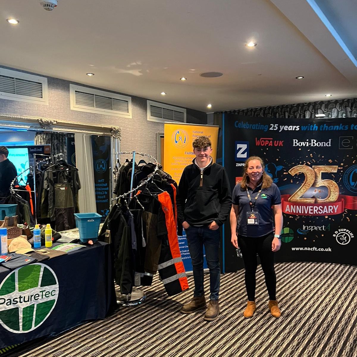 We are proud to be sponsoring the <a href="/nacftuk/">NACFT</a> Cattle Lameness Conference today in Bristol🐄🤠 Which is also a celebration of the 25th anniversary of the NACFT🥳 

Rob and Sarah are in attendance with a great range of products on display so make sure you call in and say hello 👋