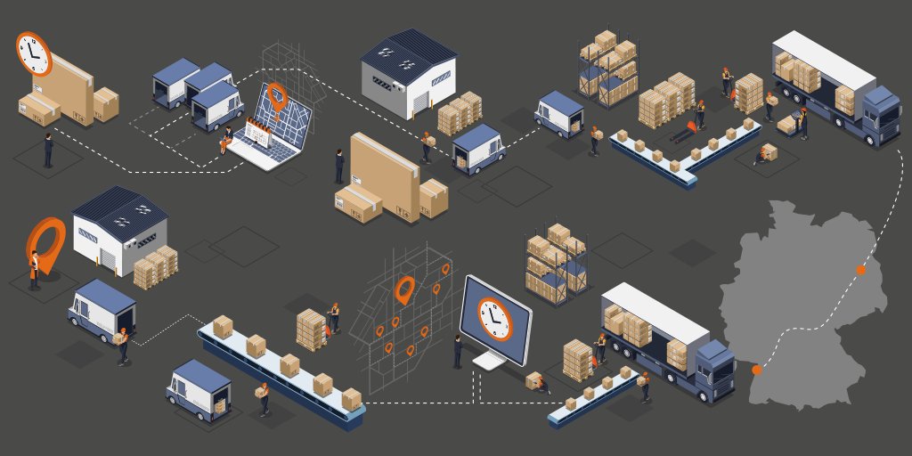 iloxx's tweet photo. Ein Paket muss so einige Stationen durchlaufen, um von A nach B zu gelangen. Deshalb wollen wir heute, am #TagderLogistik, DANKE sagen an alle, die in der Logistik tätig sind! 🙌🏻🧡 #logistikhelden 

#logistik #spedition #versand https://t.co/nz8DR08GUj