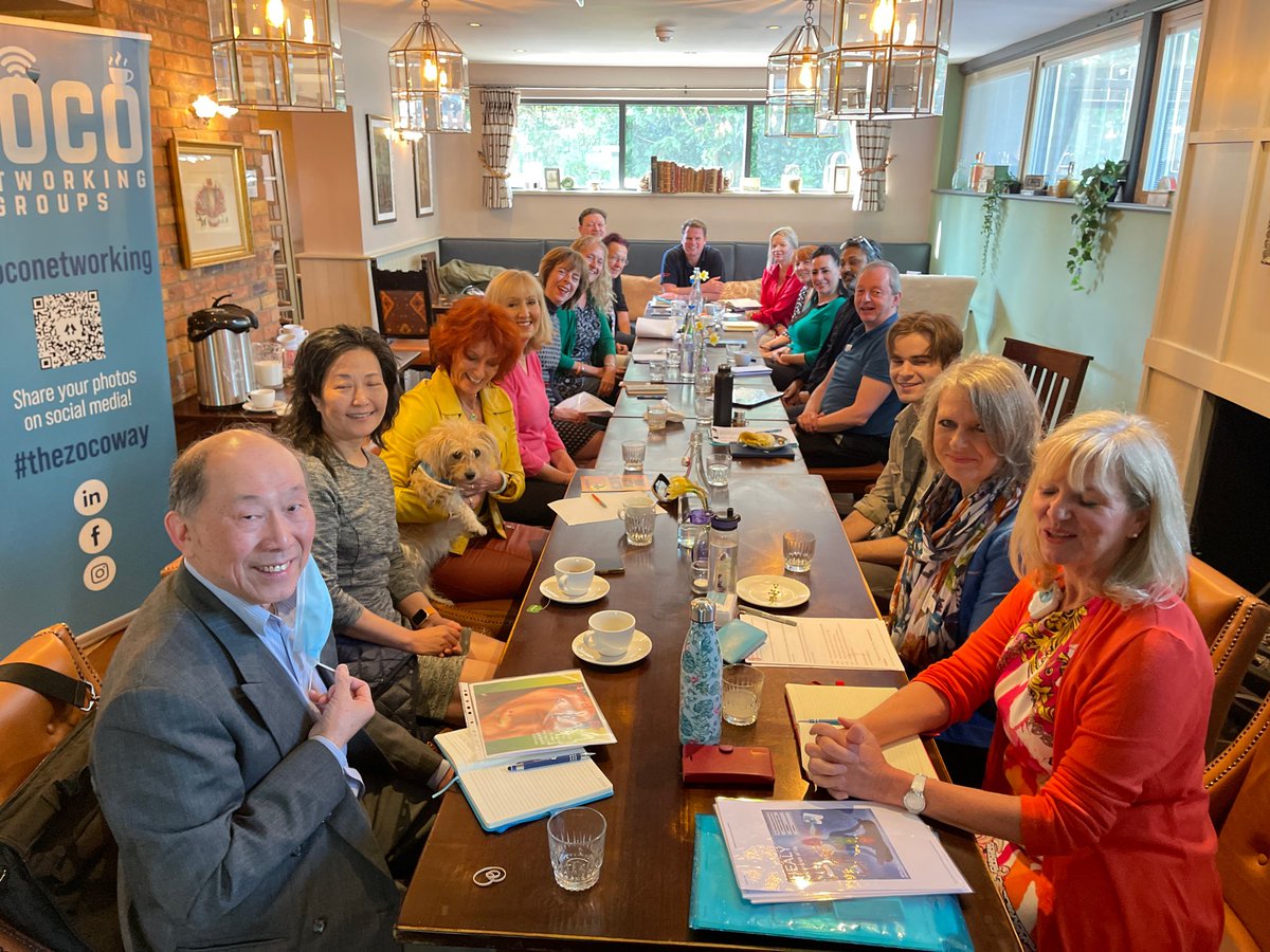 ncblanchard's tweet photo. A sunny day, a room full of sunshine! Zoco Esher/Oxshott in full flow! #blessed #thezocoway #zoconetworking https://t.co/CghDwvtI8d