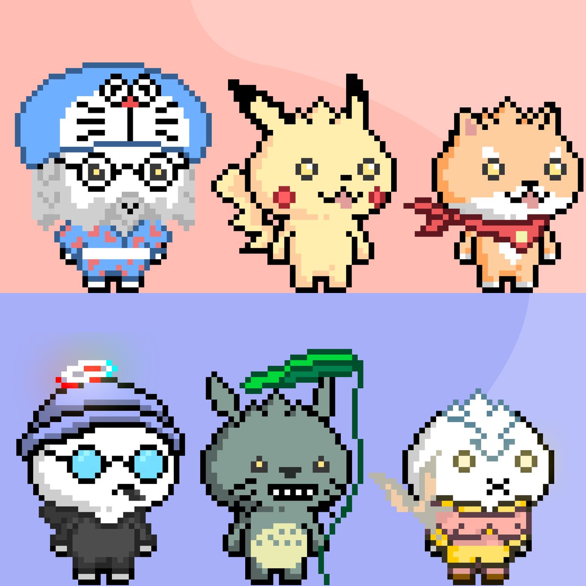 Say hello to our cute Baos, entering the pixel world...
 
We're super excited to be working on this integration with <a href="/thedudesnft/">the dudes</a>! 💙

Read more about our update here:
medium.com/@fortunefriend…