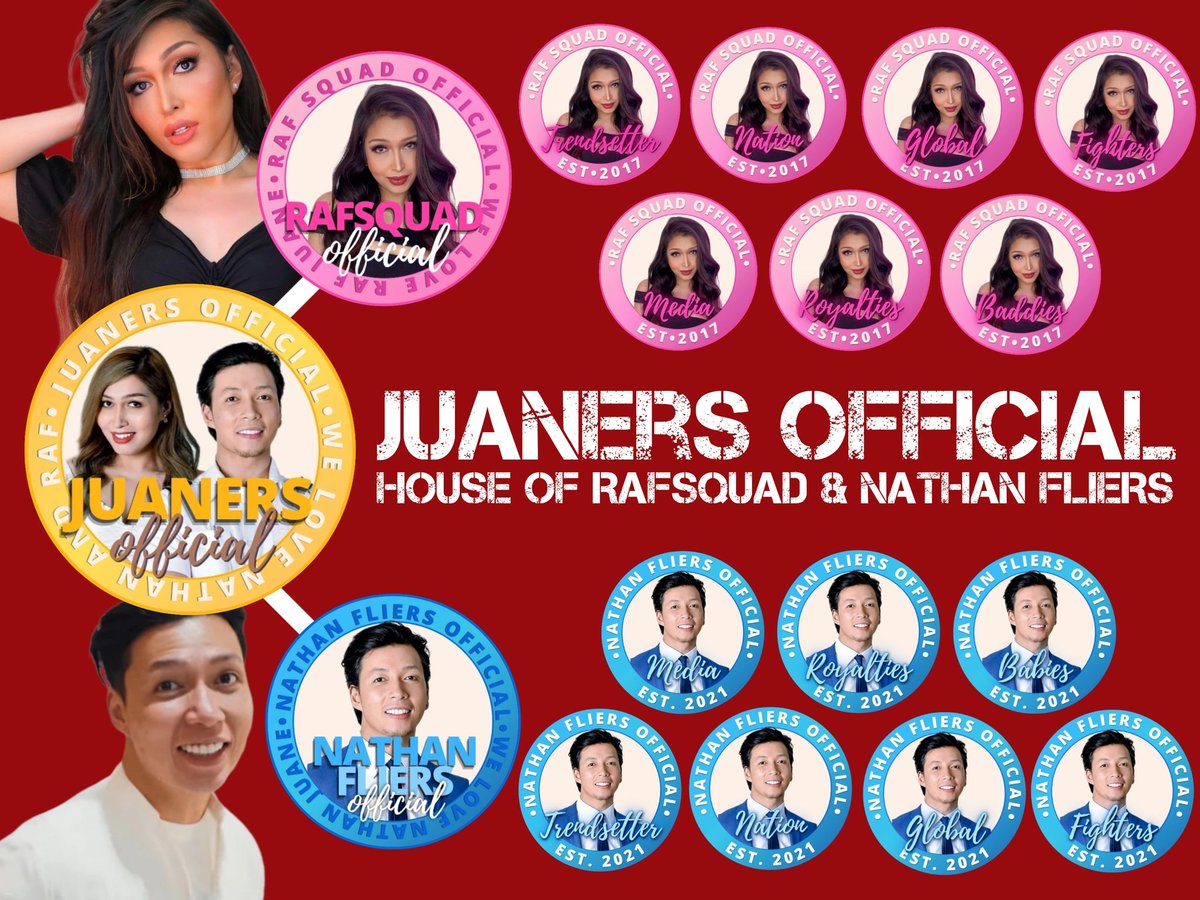 JuanersOfficial's tweet photo. 📌Juaners Official is the only official fandom of Juane Siblings. The House of RafSquad &amp; Nathan Fliers. 

💋@RafsSquad 
Official Fandom of @raf_juane

🛩@NathanFliers 
Official Fandom of @nathan_juane

Be part of our growing family!✨❤ https://t.co/hKeVeMAdqf