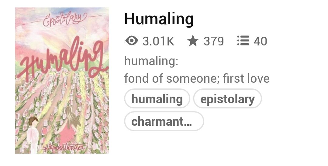 grenescharms's tweet photo. Happy 3k reads, Humaling ! proud of u so much @charmantwriter <33 https://t.co/hIeZt6ZKWA