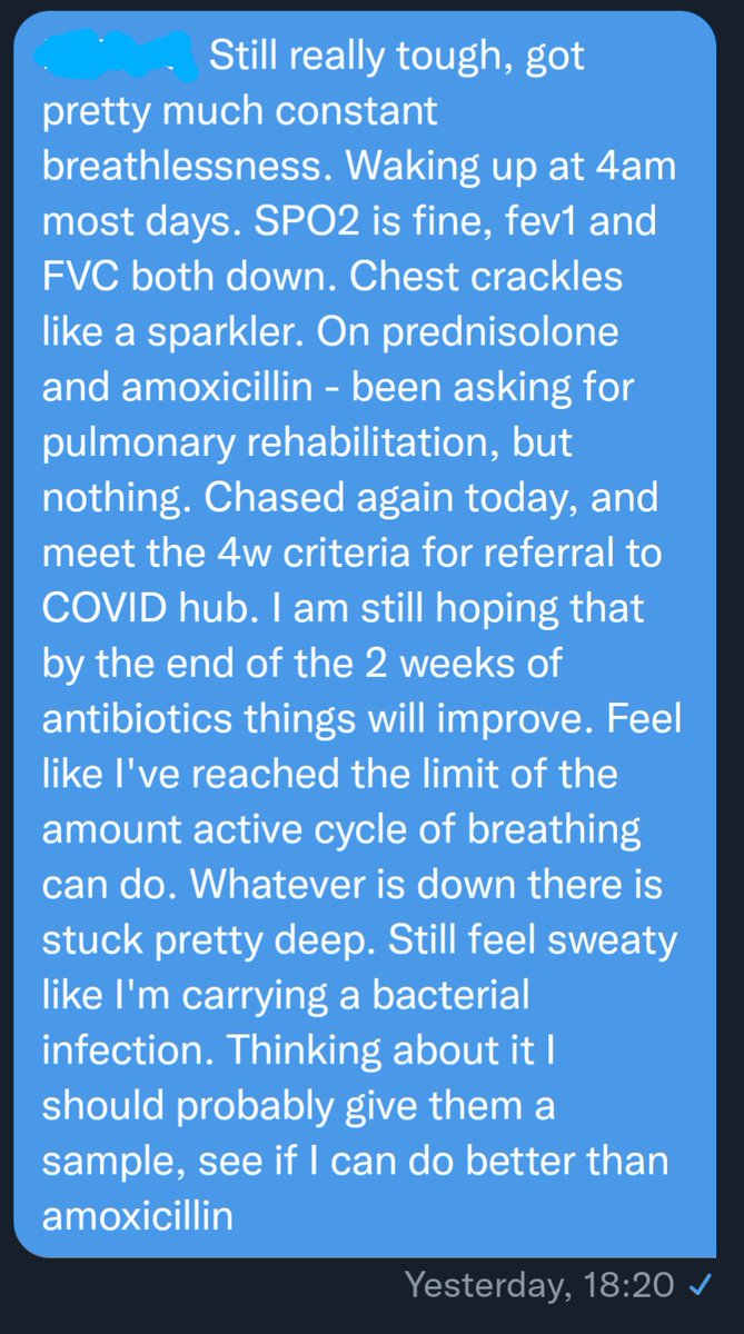 DrIanKellar's tweet photo. My experience of being 4 weeks out from +ve PCR after 4 jabs and Paxlovid #Omicron #COVID19 #CEV #Bronchiectasis #A1AD https://t.co/iQNLnKoG65