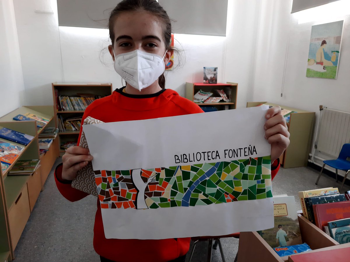 san_calasanz's tweet photo. Continuamos con actividades en nuestra Semana del Libro. Hoy, concurso de carteles "Actualizamos nuestra mascota". Ganadora: Amalia Sarmiento Chaves. Enhorabuena 👏👏📚 https://t.co/QPIRM24O7k