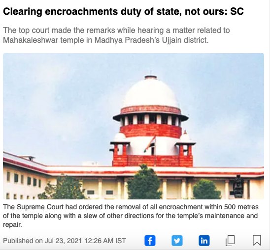 supreme court judgement on land encroachment
