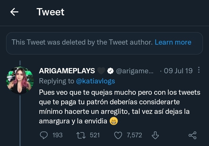 alwjokos's tweet photo. estaban en el fandom cuando Arigameplays le dio una arrastrada a la Changa y aparte le hizo ratio? 🥰 https://t.co/eW2zKCvp0l