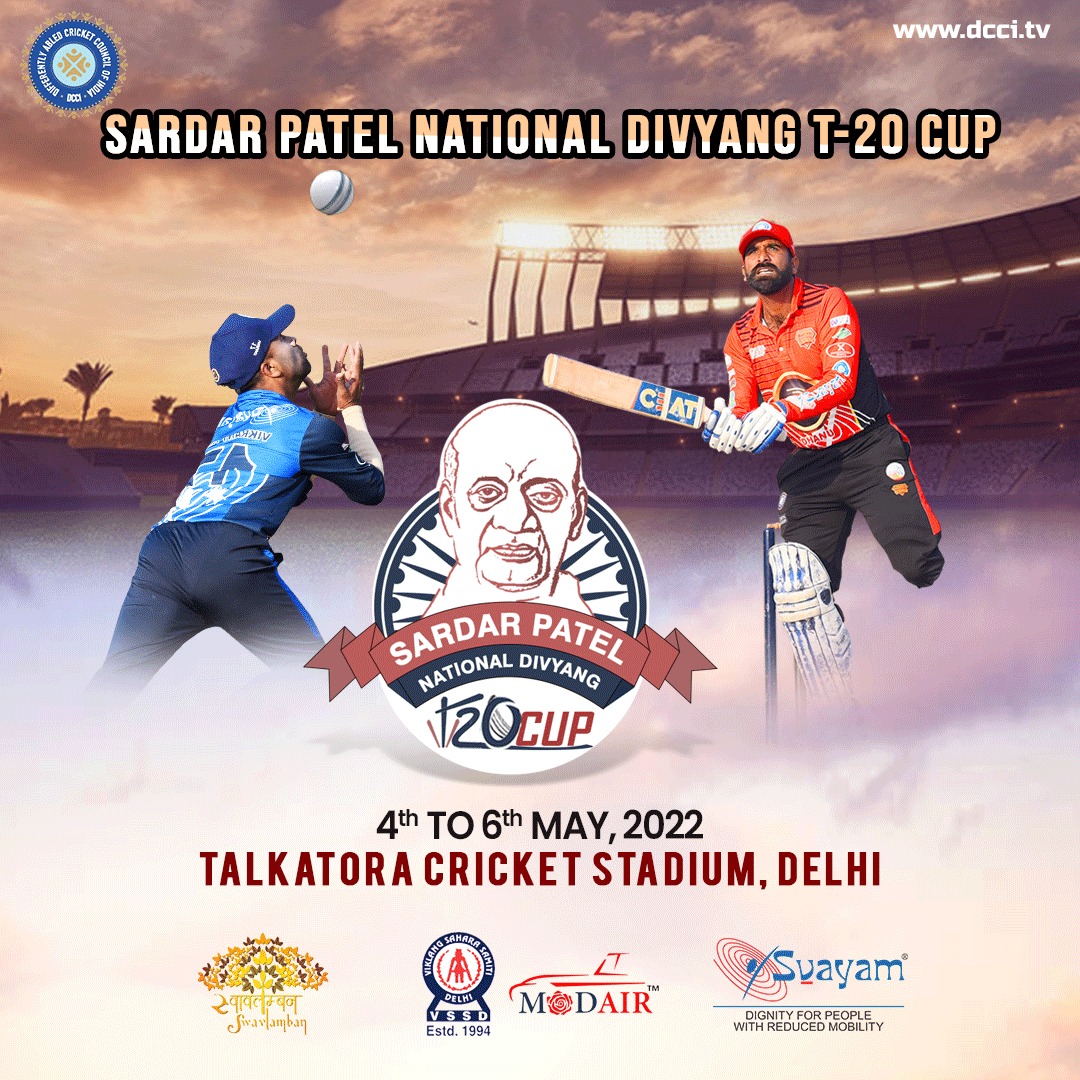 dcciofficial's tweet photo. SARDAR PATEL NATIONAL DIVYANG T20 CUP, 2022

100s of Divyang Cricketers to participate in the 3-Day Cricket Event from 4th May to 6th May, to be held at Talkatora Cricket Stadium, Delhi.

#disabilitycricket #DisabilityTwitter #CricketTwitter #Cricket 
@indian_deaf @BCCI https://t.co/1h2utD3Kxe
