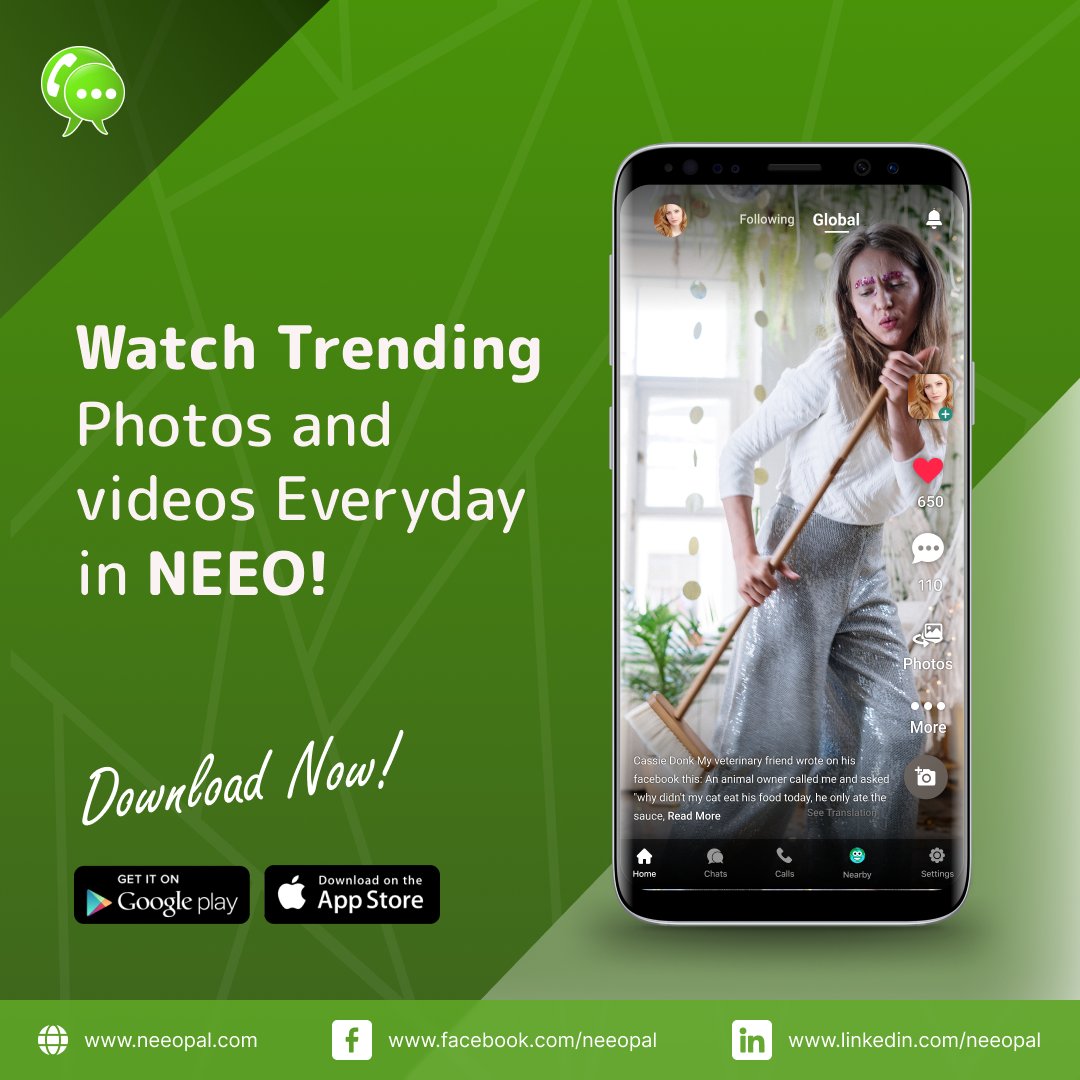 neeopal's tweet image. Watch Trending photos and videos everyday in Neeo Social Feed.
 #neeo #neeopal #apps #messenger #calls #videocalls #audiocalls #application #translator #nearby #social #communication #translation #meet_nearby #privacy #securecommunication #meetnearbypeople #NeeoSocial