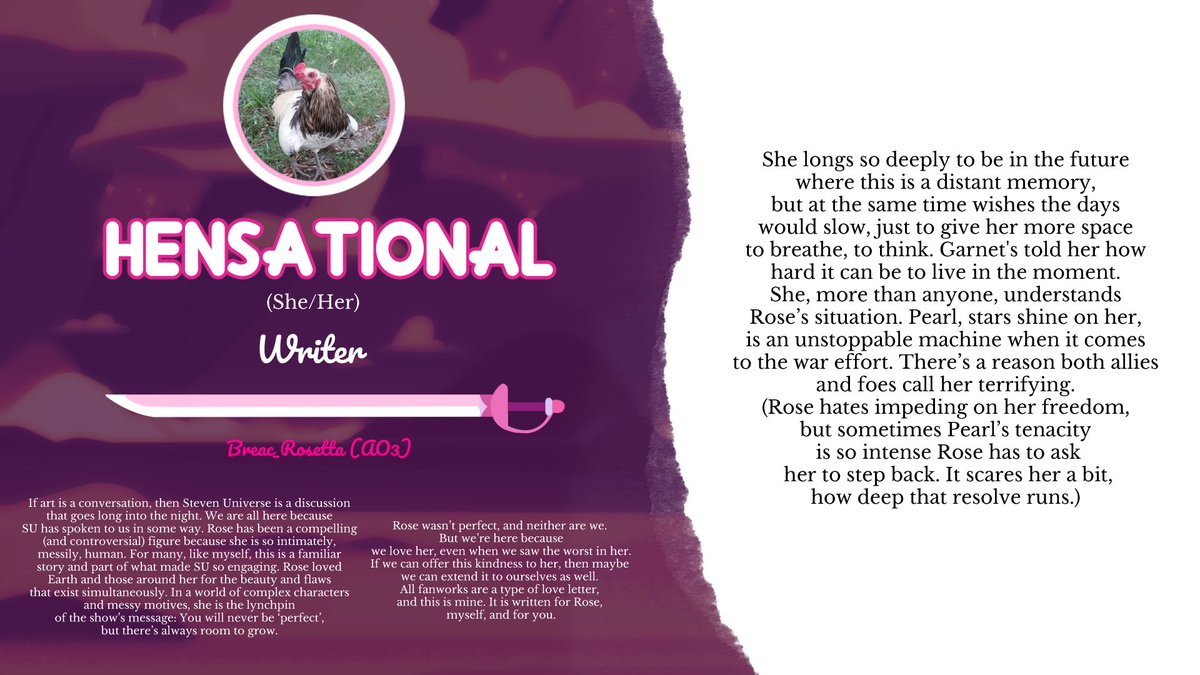 Our featured writer today is Hensational!

The Zine's Indigogo campaign ends tomorrow! igg.me/at/rqzine

This is your last chance to order!

#StevenUniverse