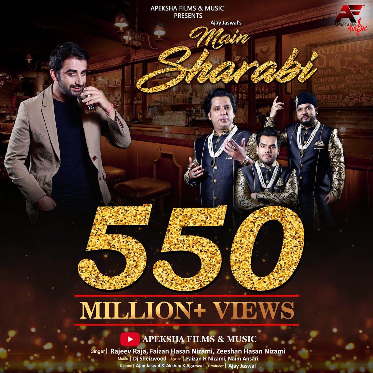 ajayjaswal_'s tweet photo. While you have the glass 🍻 in your hand and are ready for a peg or two, tune into the YouTube channel of Apeksha Films &amp; Music to listen to #MainSharabi

Link - https://t.co/uaGGwgS6Wb https://t.co/2oj7yYnpgT