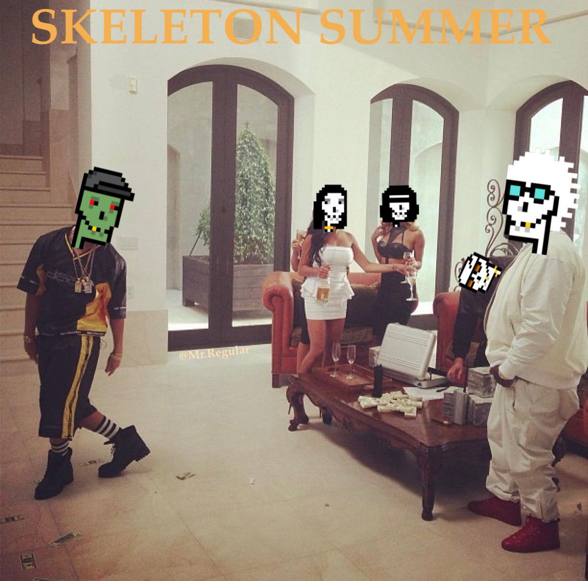 RegularReggo's tweet photo. πππ₯ (contest rules posted below) #skeletonsummer #ObitsNFT #securethebodybag https://t.co/ntH8NuwZ80