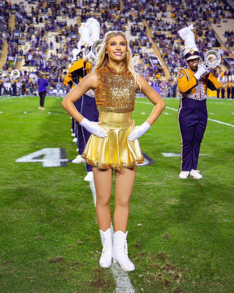 Happy Golden Birthday to one of our amazing seniors, Sam! ✨She has double the gold today! We are sending all our love to you! 💛#lsugoldengirls #2xthegold
