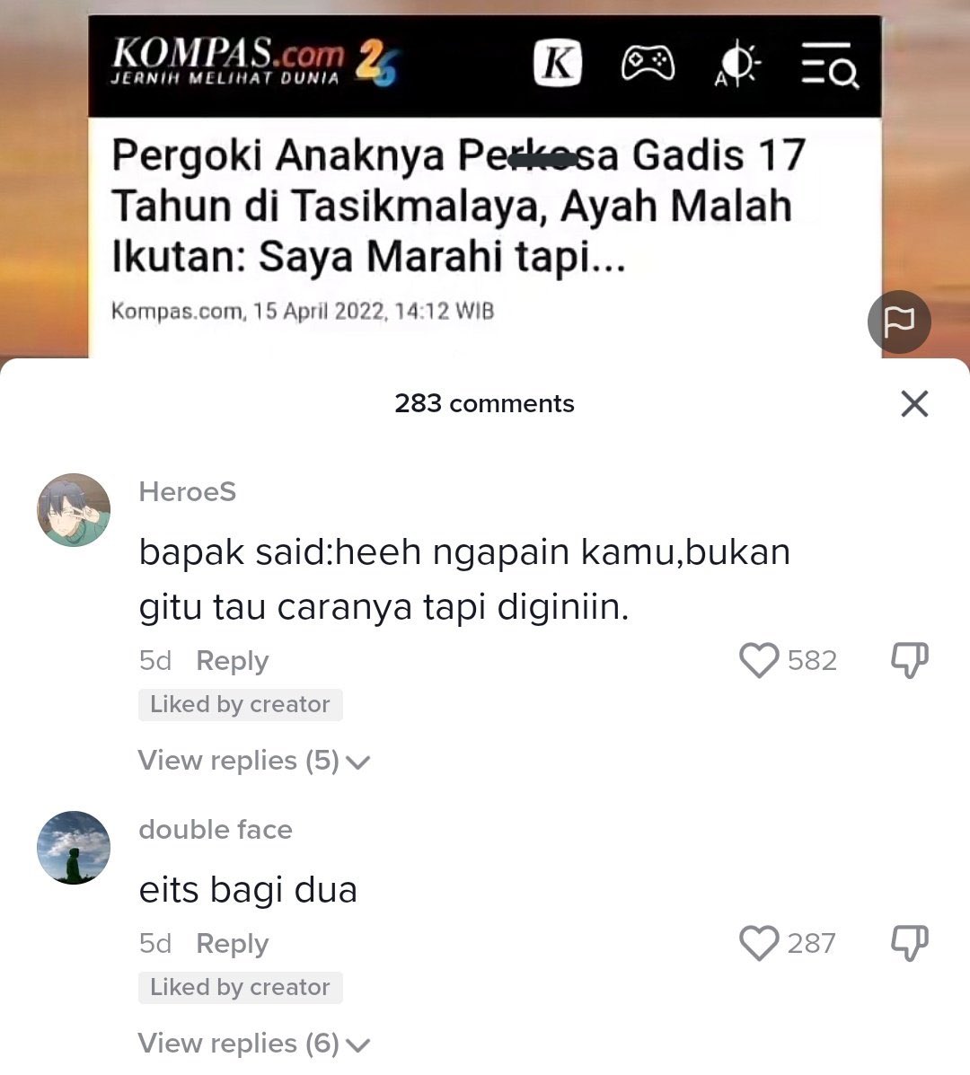 AREAJULID's tweet photo. Dis! Komenan nya sakit semua😐 https://t.co/zaIelD9anW